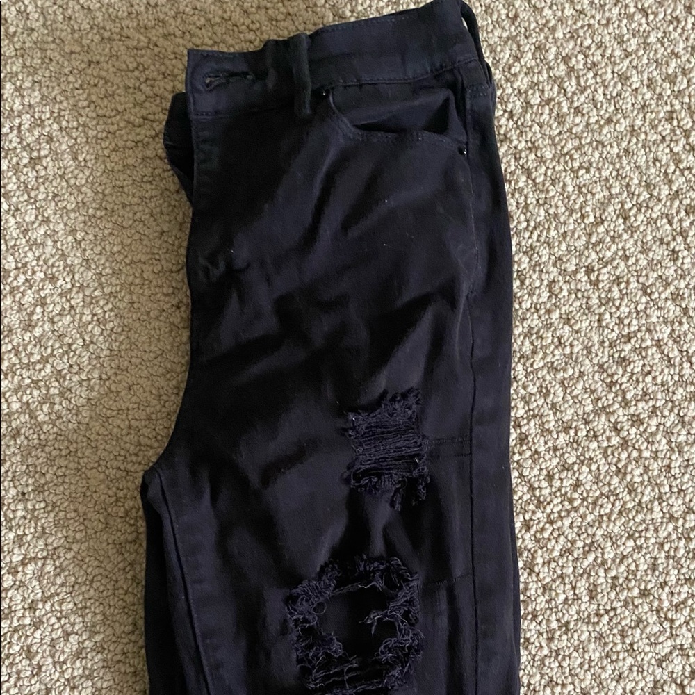 High Waisted Skinny Black Jeans from Pacsun